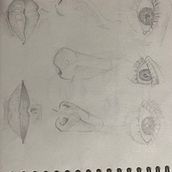 Mi proyecto del curso: Sketchbook de retrato: explora el rostro humano. Sketching, Drawing, Portrait Drawing, Artistic Drawing, and Sketchbook project by irantzuguillen - 08.30.2023