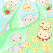 My project for course: Designing Kawaii Worlds: Spread Joy Through Illustration. Een project van Ontwerp van personages, Digitale illustratie y Manga van Angel - 30.08.2023