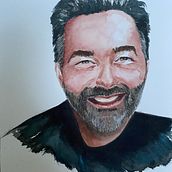 Mon projet du cours : Portraits à l’aquarelle : saisissez la personnalité de votre modèle. Un progetto di Pittura ad acquerello di marie makiko - 01.09.2023