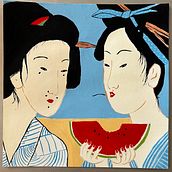 Mon projet du cours : Initiation à la gouache : voyage coloré au Japon. Traditional illustration, Fine Arts, Painting, and Gouache Painting project by Sophie Ponti - 09.02.2023