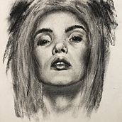 My project for course: Artistic Charcoal Portraiture: Creating Atmosphere. Traditional illustration, Fine Arts, Drawing, Portrait Drawing, Realistic Drawing, and Artistic Drawing project by Melissa McAuliffe - 09.01.2023