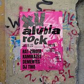 Cartelería 12º Edición del Festival Alubia Rock. Design project by Paula Martínez Ámez - 09.02.2023