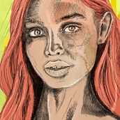 Mi proyecto del curso: Retrato ilustrado con Procreate . Ilustrație tradițională, Ilustrație vectorială, Ilustrație digitală și Desen de portret de Joaquin Posadas - 09.01.2023