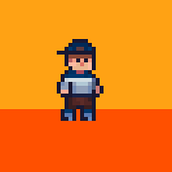 Mi proyecto del curso: Animación de personajes en pixel art para videojuegos. Un progetto di Animazione di personaggi, Videogiochi, Pixel art e Sviluppo di videogiochi di Kevin Correas - 02.09.2023