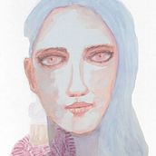 Mi proyecto del curso: Retrato ilustrado en acuerela. Un progetto di Illustrazione tradizionale, Belle arti, Pittura, Disegno, Pittura ad acquerello, Disegno di ritratti e Disegno artistico di emanuelynoub - 02.09.2023