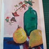 Mi proyecto del curso: Creación de obras de arte vibrantes con gouache. Projekt z dziedziny  Sztuki piękne,  Malarstwo, Teoria barw i Malowanie gwaszami użytkownika safdieruth - 03.09.2023