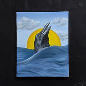A morte de zênite. Traditional illustration, Painting, and Oil Painting project by Soraya Marx - 08.03.2023