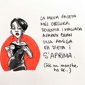 absoluta maldad. Traditional illustration project by Carolina de Pobes - 09.03.2023