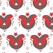 Cats on tiles. Traditional illustration, and Pattern Design project by Debra Bloxham - 09.03.2023
