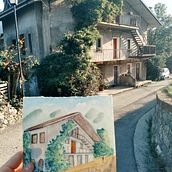 Mon projet du cours : Carnet de voyage à l’aquarelle. Traditional illustration, Watercolor Painting, Architectural Illustration, and Sketchbook project by Anne-Lise Buisson - 09.02.2023