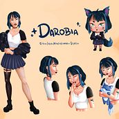 Darobia, mi OC. Un progetto di Illustrazione tradizionale e Character design di Nadia - 04.09.2023