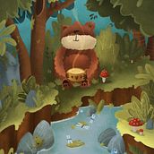 Illustration for children. Traditional illustration, Digital Illustration, and Naturalistic Illustration project by Patrycja - 09.04.2023