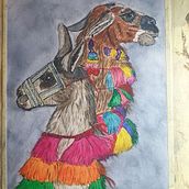 Lama Glama Ein Projekt aus dem Bereich Aquarellmalerei von Angelique Termeer - 04.09.2023