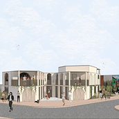 Mi proyecto del curso: Visualización arquitectónica con estilo en Rhino 3D. 3D, Architecture, Digital Illustration, 3D Modeling, Digital Architecture, and ArchVIZ project by laurayeraldin19 - 08.31.2023