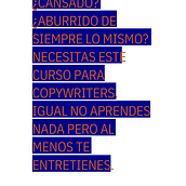 Mi proyecto del curso: Copywriting para copywriters. Projekt z dziedziny  Reklama, Cop, writing, Stor, telling i Komunikacja użytkownika Maite García - 05.09.2023