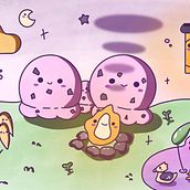 My project for course: Designing Kawaii Worlds: Spread Joy Through Illustration. Un proyecto de Diseño de personajes, Ilustración digital y Manga de courtney_j_wittmann - 05.09.2023