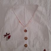 Il mio progetto del corso: Ricamo di pattern botanici per vestiti. Un proyecto de Artesanía, Pattern Design, Bordado, Tejido, Ilustración botánica, Upc, cling y Diseño textil de Mariateresa - 05.09.2023