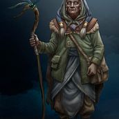 Concept art para diseño de personaje Hechicera . Traditional illustration, Character Design, Digital Illustration, Concept Art, Digital Drawing, and Digital Painting project by Soniko Probot - 09.05.2023