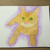 Meu projeto do curso: Retratos expressivos de animais em aquarela. Traditional illustration, Watercolor Painting, Realistic Drawing, and Naturalistic Illustration project by ledata - 11.20.2023