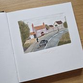 My project for course: Sketchbook Illustration with Colored Pencils. Een project van Traditionele illustratie,  Beeldende kunst,  Schetsen, Tekening met potlood,  Tekening,  Artistieke tekening y Sketchbook van Rebecca Lane - 06.09.2023