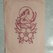 Mi proyecto del curso: Tatuaje para principiantes. Een project van  Tatoeageontwerp van Lando Zamora - 06.09.2023
