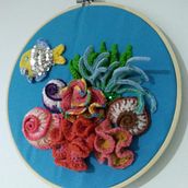 Mi proyecto del curso: Técnicas de crochet para tejer la vida marina. Projekt z dziedziny Projektowanie dodatków, Craft,  Tkactwo, Sz, dełkowanie, Wzornictwo tekst i liów użytkownika Andrea Martinez Becerra - 06.09.2023