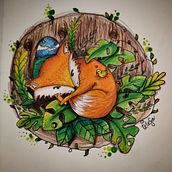 Invierno. Un projet de Illustration traditionnelle, Design , Animation , et Beaux Arts de tetefailustradora - 06.09.2023