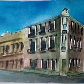Mi proyecto del curso: Dibujo arquitectónico con acuarela y tinta. Esboçado, Desenho, Pintura em aquarela, Ilustração arquitetônica, Sketchbook e Ilustração com tinta projeto de Juan Montejo - 07.09.2023