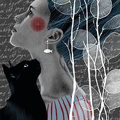 Voglia di pesce. Traditional illustration, Graphic Design, Drawing, and Digital Illustration project by Deborah Cutillo - 09.06.2023