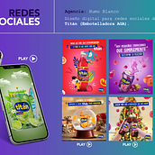 Titán Redes sociales. Social Media Design project by Manuel Jiménez González - 09.07.2023