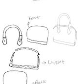 My project for course: Professional Leather Handbag Design. Design, Accessor, Design, Arts, Crafts, Fashion Design, and Sewing project by Jumana Abraham - 09.07.2023