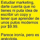 Aquí va el puto proyecto. Un proyecto de Publicidad, Cop, writing, Stor, telling y Comunicación de Fernando Santos - 02.09.2023