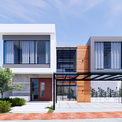 CASA C. Design, Architecture, and 3D Modeling project by Bryan Alexander Castro Guadamud - 08.16.2021