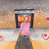 My project for course:  Imaginary Places: Draw, Paint, and Digitize on Photoshop. Sketching, Drawing, Digital Illustration, Architectural Illustration, and Narrative project by Viera Strakova - 09.08.2023