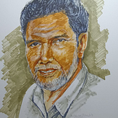 My project for course: Intro to Portrait Sketching: Draw in Real-Time. Sketching, Drawing, Portrait Drawing, Ink Illustration, and Colored Pencil Drawing project by Mohd Yusoff Sahab - 09.03.2023