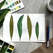 My project for course: Realistic Botanical Watercolor Drawing. Un progetto di Design, Illustrazione tradizionale, Belle arti, Pittura, Pittura ad acquerello e Illustrazione botanica di Tanya Meschcerina - 07.09.2023