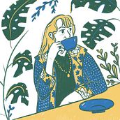 Cool Mama . Traditional illustration, Digital Illustration, Digital Drawing, and Engraving project by direndh - 09.07.2023