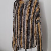 Mi proyecto del curso: Crochet: crea prendas con una sola aguja. Design de moda, Tecido, DIY, Crochê, e Design têxtil projeto de macamu1202 - 08.09.2023