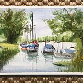 My project for course: Watercolor Techniques for Painting Seascapes. Painting, Watercolor Painting, and Naturalistic Illustration project by shunsuke - 09.09.2023