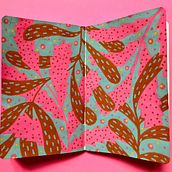 My project for course: Botanical Patterns in a Sketchbook: Conquer the Blank Page. Traditional illustration, Pattern Design, Botanical Illustration, and Sketchbook project by Leticia Conca - 09.07.2023