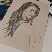 Mi proyecto del curso: Ilustración con pastel y lápices de colores. Un progetto di Illustrazione tradizionale, Belle arti, Disegno a matita, Disegno, Disegno di ritratti, Disegno realistico e Disegno artistico di Diego Segura - 09.09.2023