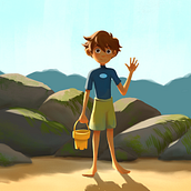 Lighting Keys for Original Short Film, "Little by Little". Character Design, Digital Illustration, Traditional illustration, Animation, Lighting Design, Concept Art, Children's Illustration, and Digital Painting project by Katie McGuinness - 09.10.2023
