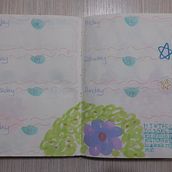 My project for course: Creative Bullet Journaling for Productivity. Traditional illustration, Arts, Crafts, Lettering, DIY, H, Lettering, Management, and Productivit project by Chan Kimmy - 09.10.2023