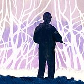The Guardian: Is Coping With PTSD Harder for US Soldiers?. Een project van Traditionele illustratie y Redactionele illustratie van Susie Ang - 10.09.2023