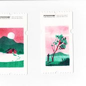 My project for course: Narrative Landscape Illustration with Stencils and Acrylics . % emma26 tarafından hazırlanan Geleneksel illüstras, on, Tablo, Akrilik Bo, ama, Ve Anlatı projesi - 09.10.2023