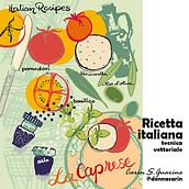 Mein Abschlussprojekt für den Kurs: Illustrierte Rezepte: mach köstliche Kunst - "LA CAPRESE". Traditional illustration, Infographics, Vector Illustration, Drawing, Digital Illustration, Digital Painting, Sketchbook, Ink Illustration, and Naturalistic Illustration project by Carin S. GUARINO - 09.10.2023