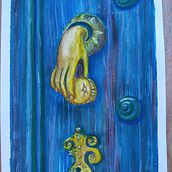 Mi proyecto del curso: Masterclass  de texturas en acuarela. Un proyecto de Bellas Artes, Pintura y Pintura a la acuarela de Angelika Villalta Soto - 10.09.2023