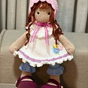 Meu projeto do curso: Amigurumi: crie bonecas com estilo romântico Ein Projekt aus dem Bereich H, werk, Spielzeugdesign, Weben, Crochet, Amigurumi und Textildesign von Tayná Fregona - 10.09.2023