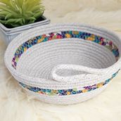 My project for course: Artisan Ropework Homeware. Accessor, Design, Arts, Crafts, Sewing, Decoration, Fiber Arts, DIY, and Textile Design project by whimseecreations - 09.10.2023