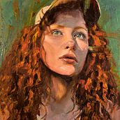 Mój projekt z kursu: Współczesny portret olejny. Traditional illustration, Fine Arts, Painting, and Oil Painting project by Arleta Zaborowska - 09.11.2023